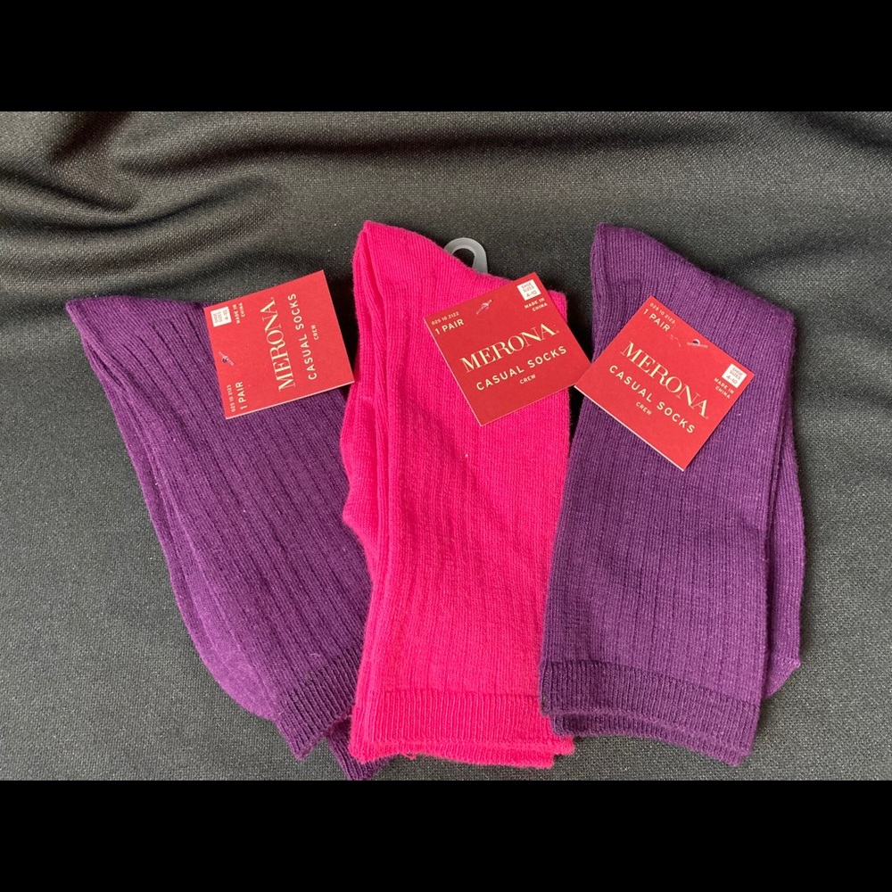 NWT Merona Crew Socks